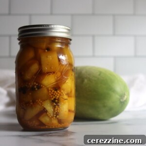 Danish Asier Pickles in a rustic setting