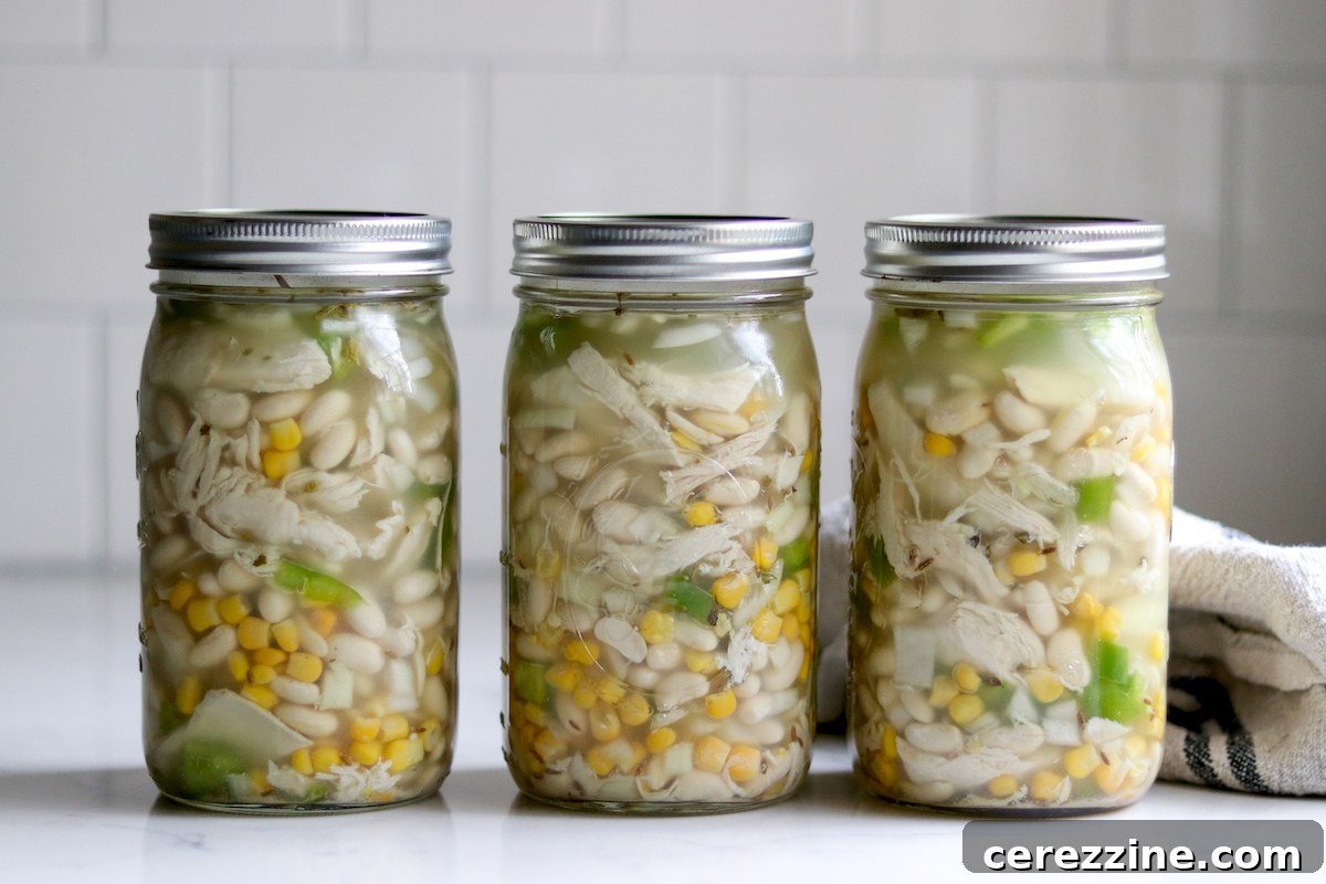 Home Canned White Chicken Chili