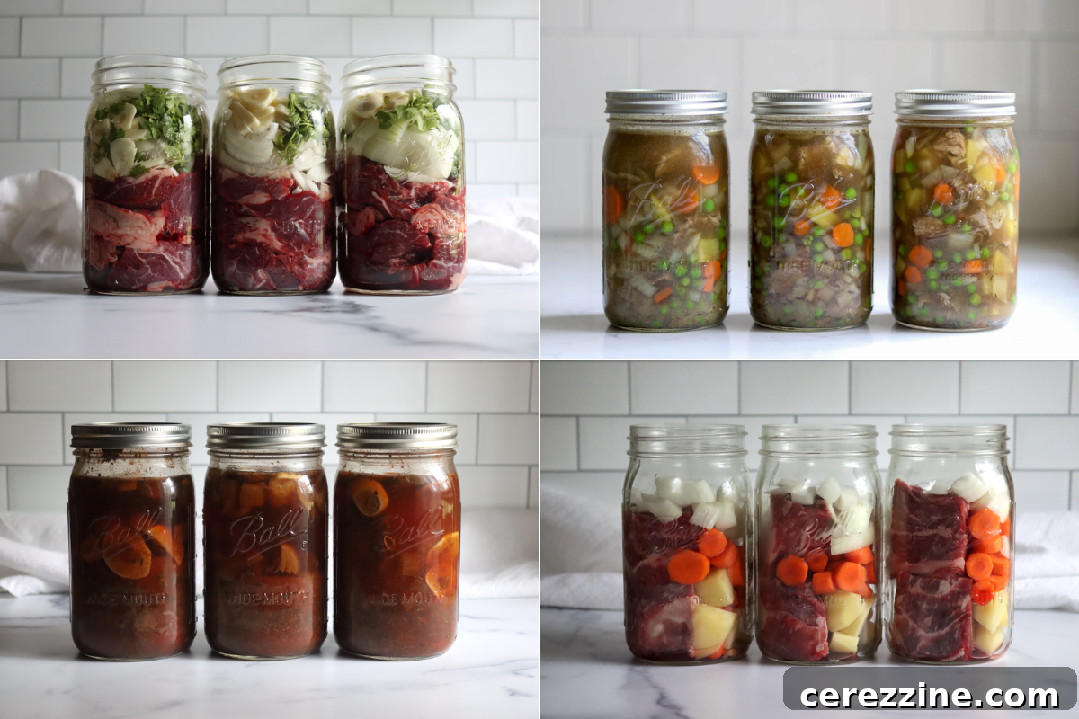 100+ Easy & Delicious Meal in a Jar Canning Recipes 6 Beef Meal in a Jar Recipes