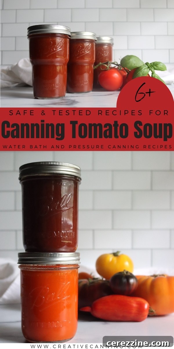 Tomato Soup Canning Collection 6 Tomato Soup Canning Recipes