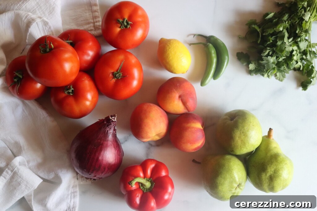 Fruit Salsa Ingredients