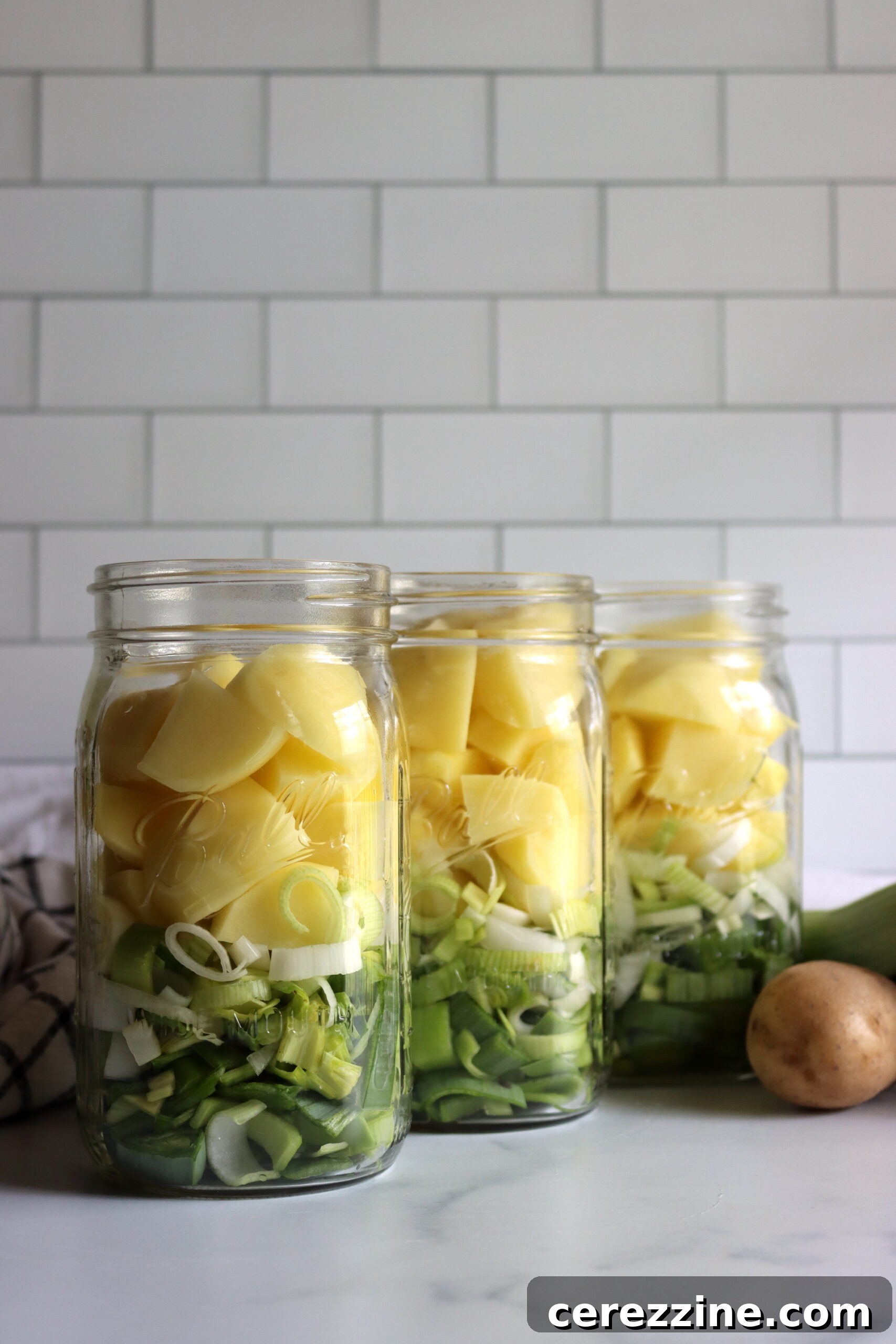 Preserving Homemade Potato Leek Soup 3 Canning Potato Leek Soup