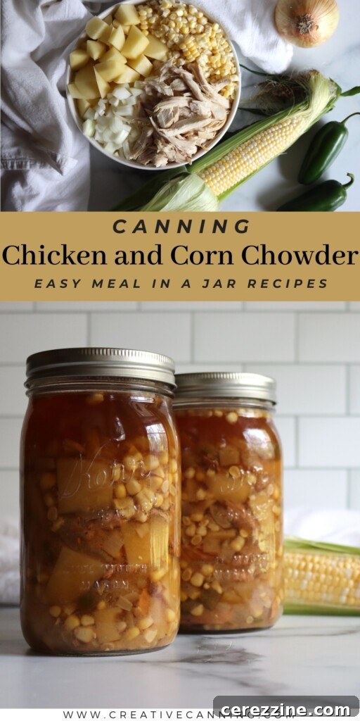 Creamy Chicken and Golden Corn Chowder 8 Canning Chicken and Corn Chowder