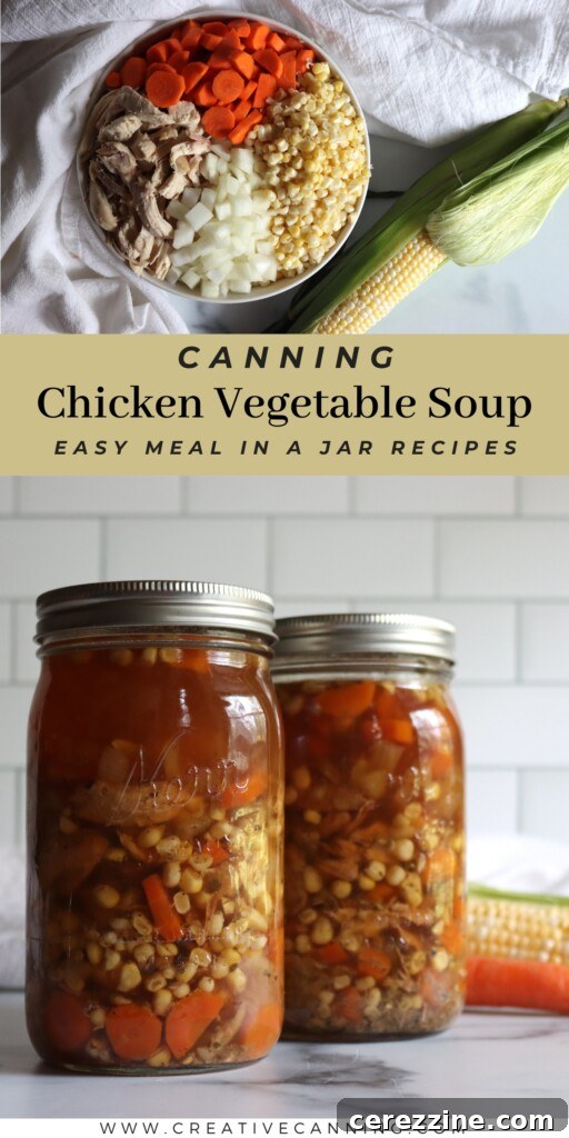 Nourishing Chicken Harvest Soup 8 Canning Chicken Vegetable Soup