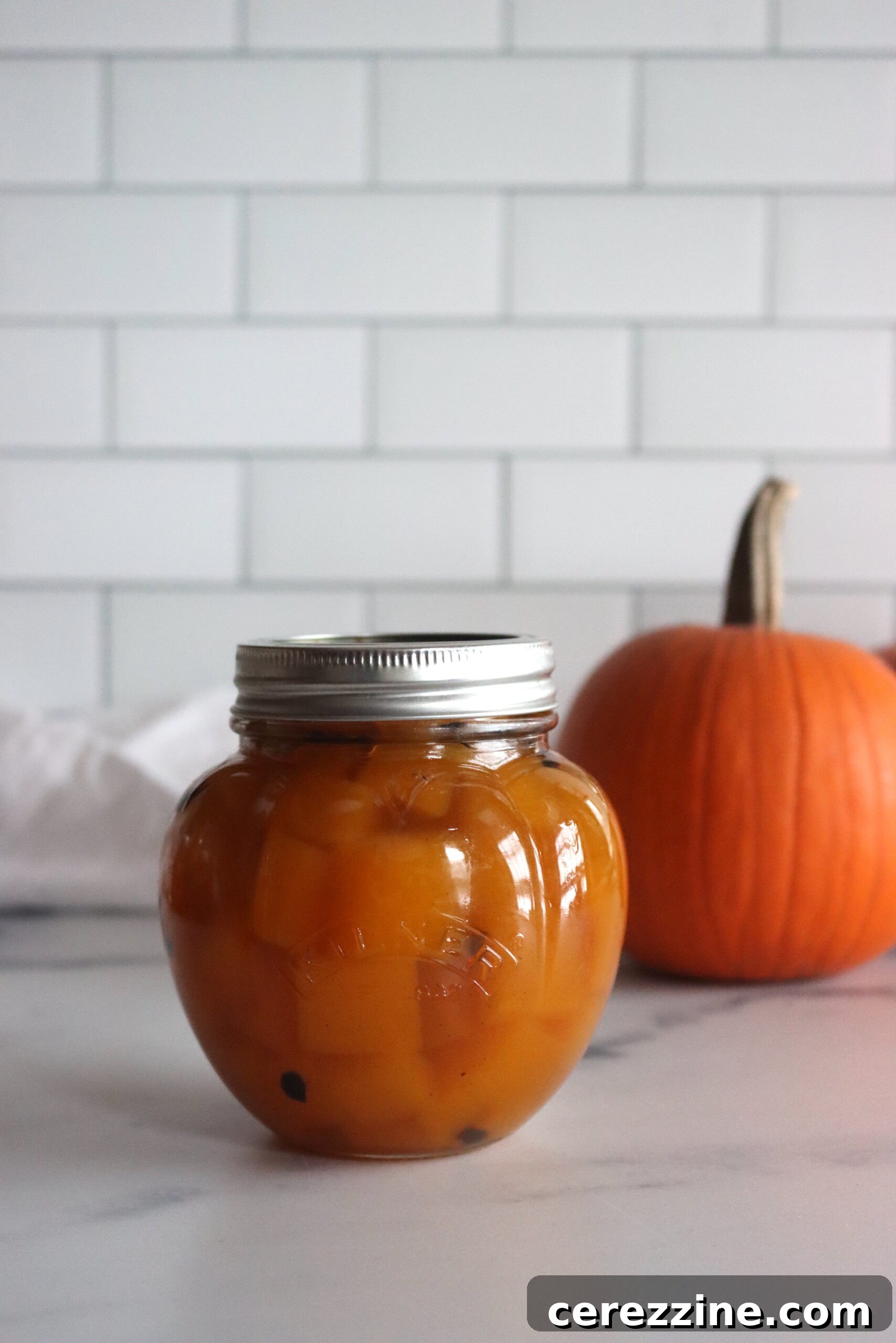 Pickled Pumpkin in Jar