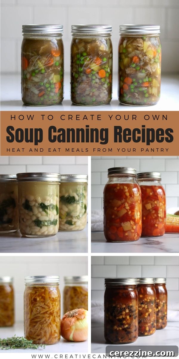 Crafting Your Custom Canned Soup Recipes 8 How to Create Your Own Soup Canning Recipe Safely