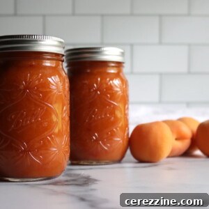 Apricot BBQ Sauce in jars ready to be stored