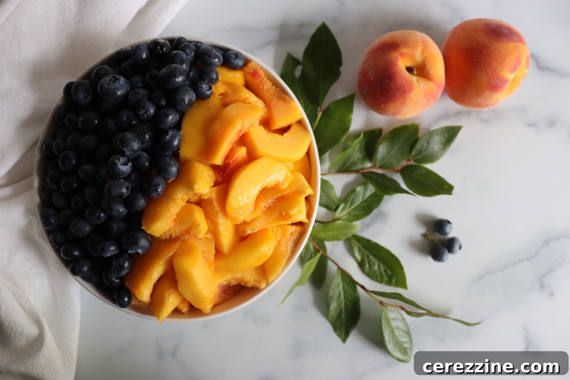 Peachy Berry Bliss 4 Ingredients for Blueberry Peach Jam