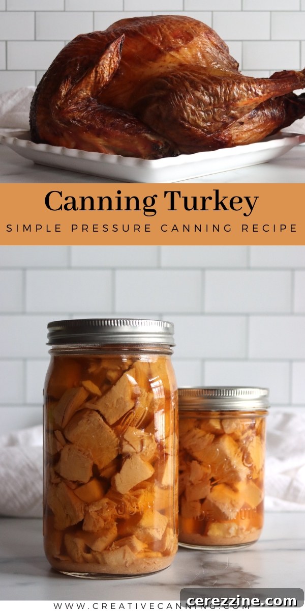 Shelf Stable Turkey at Home 7 Pressure Canning Turkey