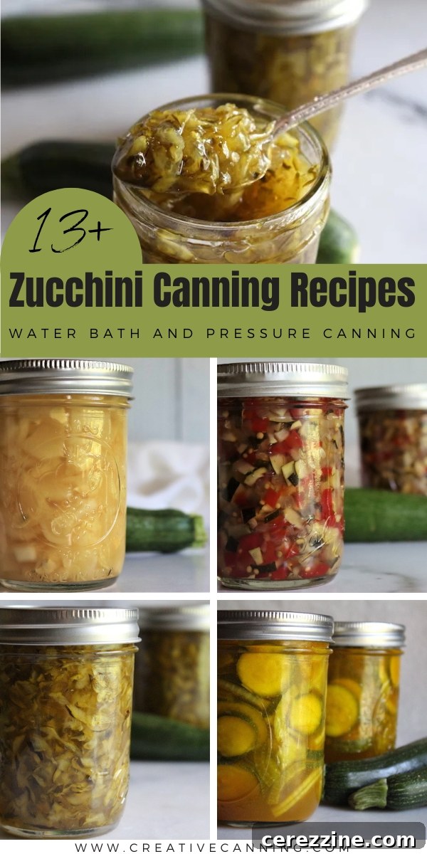 Creative Zucchini Canning Ideas 8 Zucchini Canning Recipes List