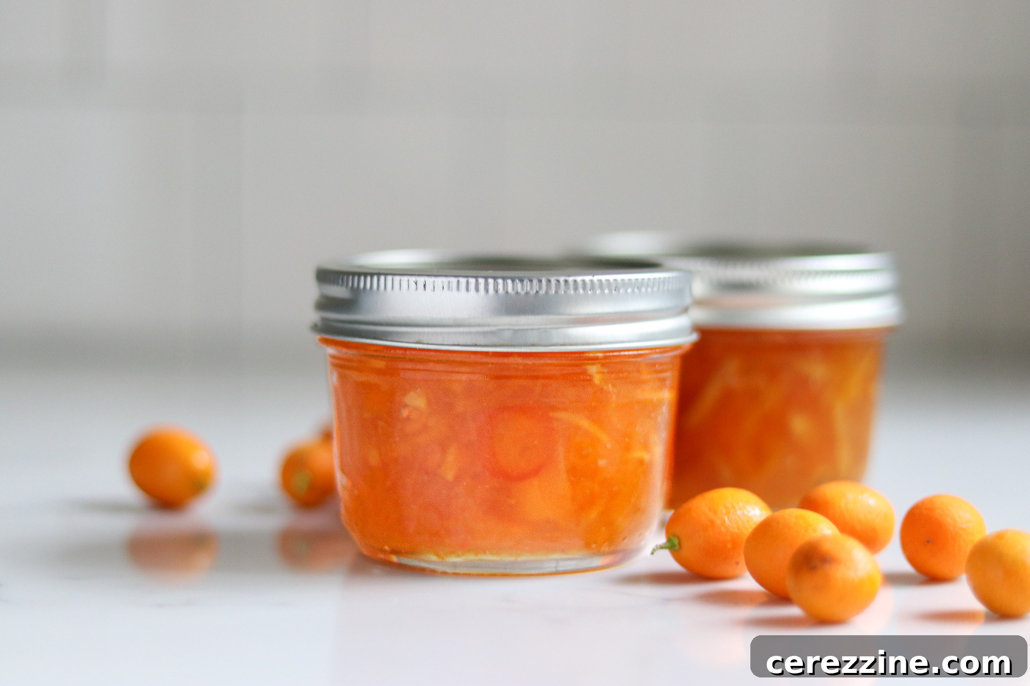 Kumquat Marmalade in a Jar