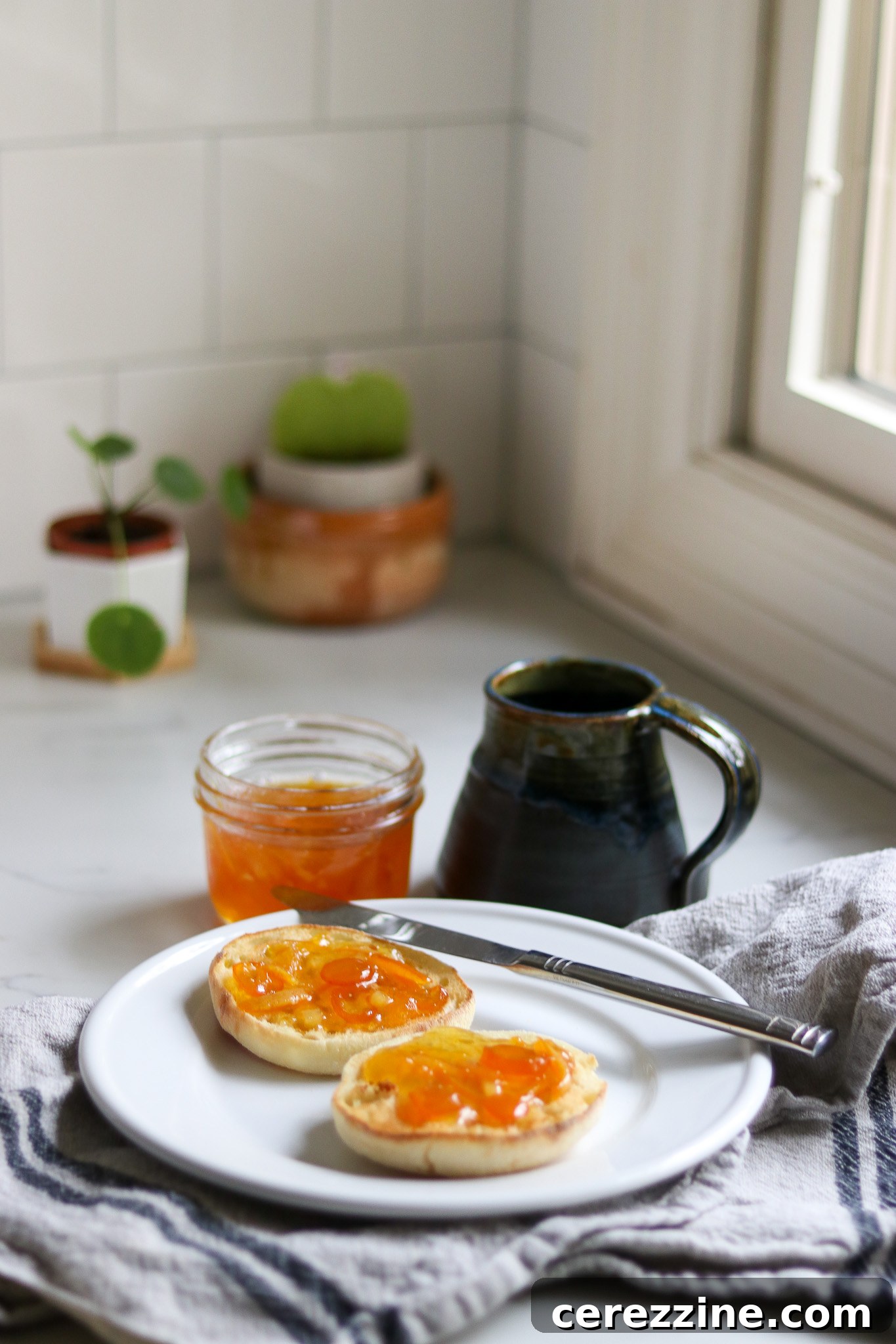 Kumquat Marmalade being prepared