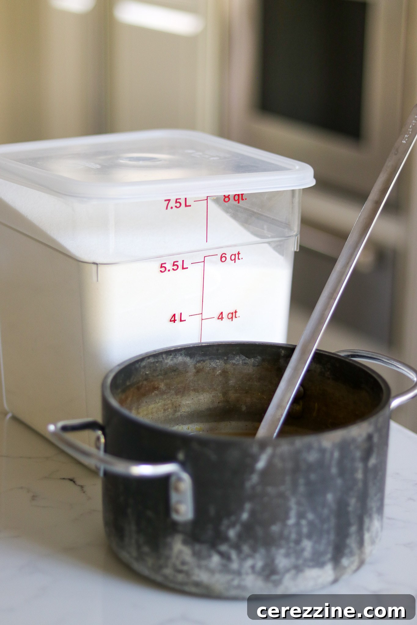 Adding Sugar for Marmalade