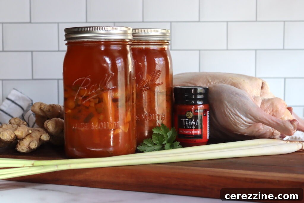 Canning Thai Red Curry Duck