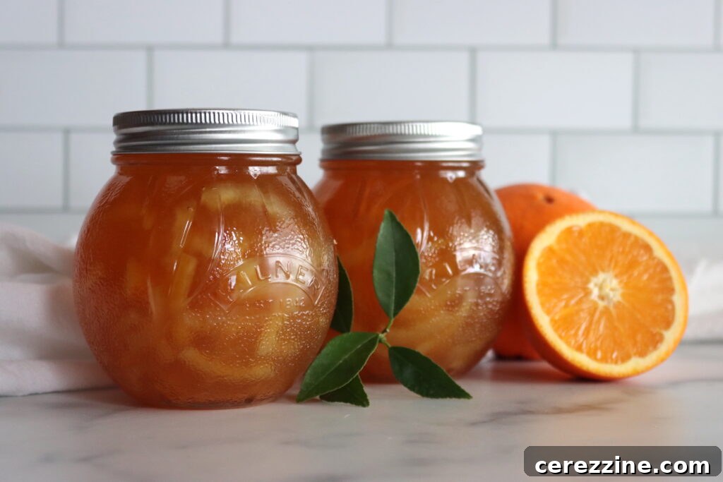 Ingredients for traditional orange marmalade