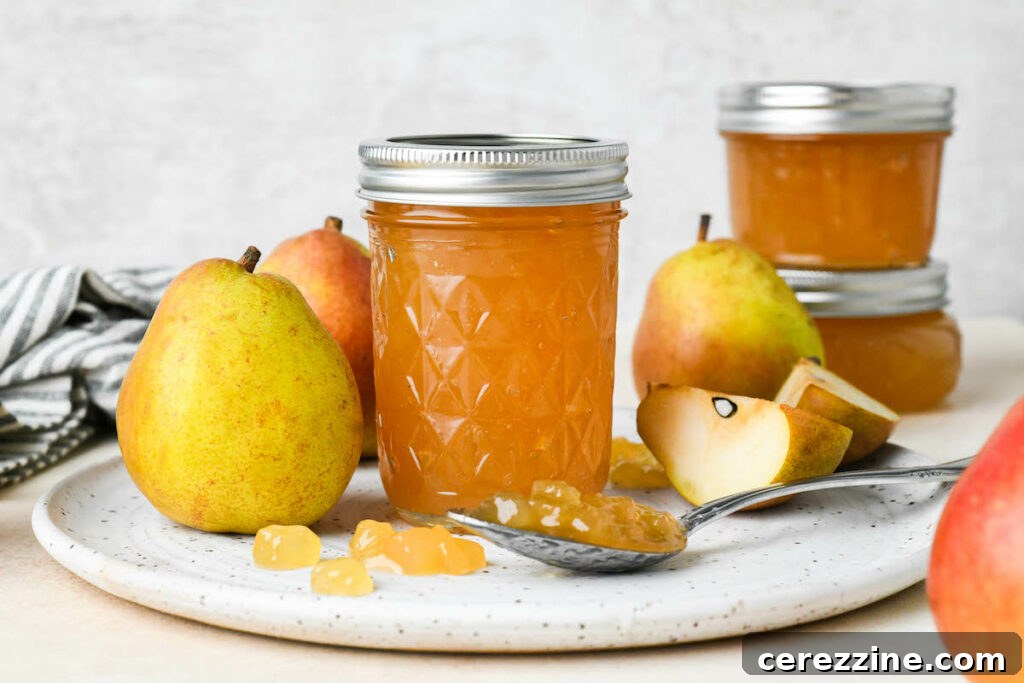 Canning Pear Jam