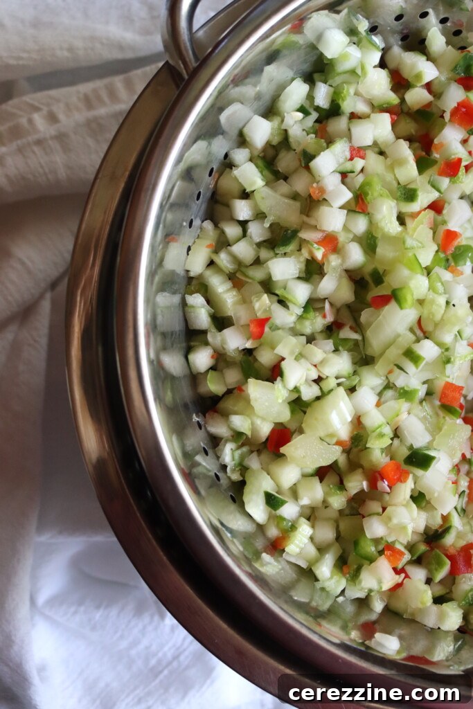 Sweet and Tangy Cucumber Relish 5 The process of making Cucumber Relish