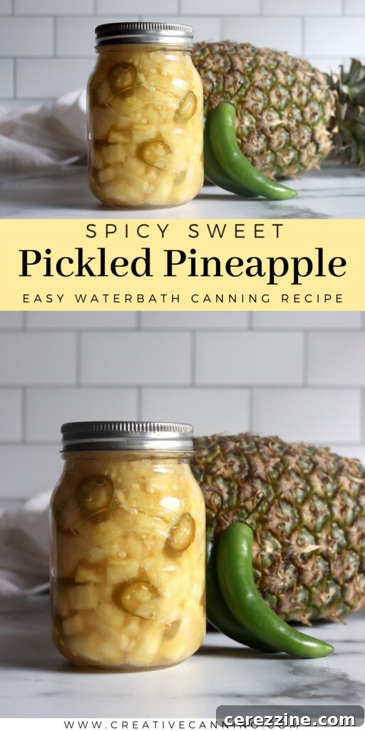 Chili-Infused Pineapple Pickle 7 Sweet Spicy Pickled Pineapple