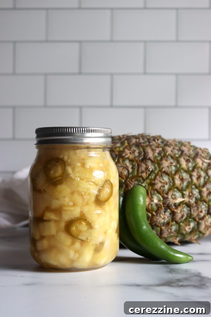 Chili-Infused Pineapple Pickle 3 Spicy Pickled Pineapple