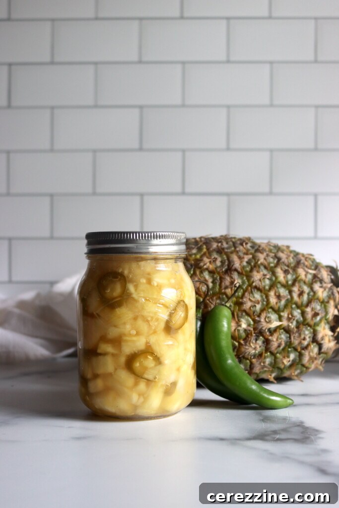 Chili-Infused Pineapple Pickle 5 Spicy Pickled Pineapple