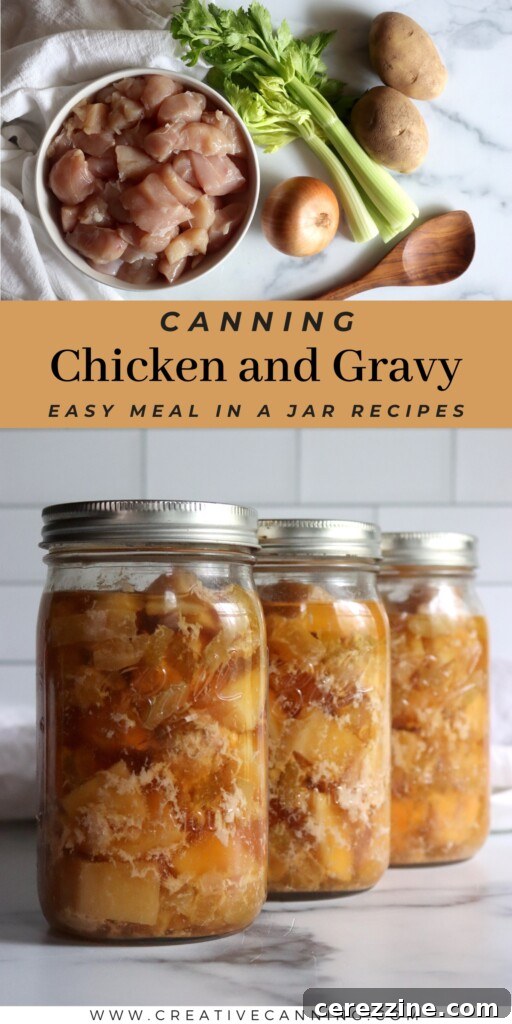 Pressure Canning Chicken and Gravy