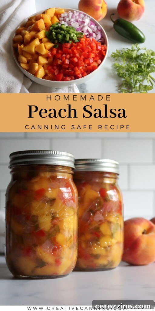 Peach salsa canning recipe