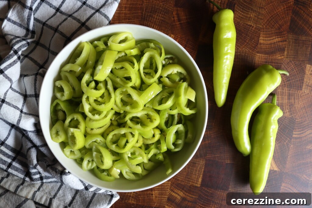Zesty Pickled Banana Peppers 4 Sliced Banana Peppers