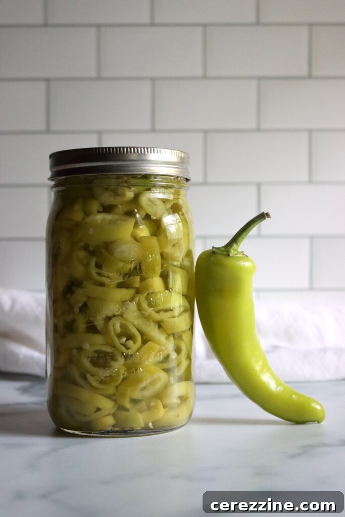 Zesty Pickled Banana Peppers 8 Pickled Banana Peppers