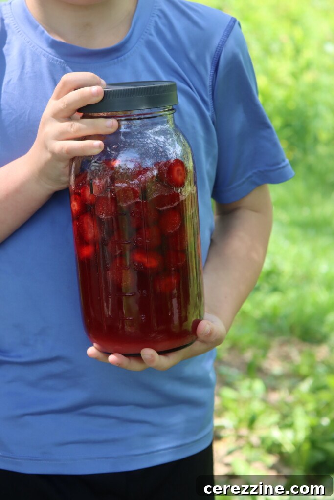 Macerated Strawberries for Preserves