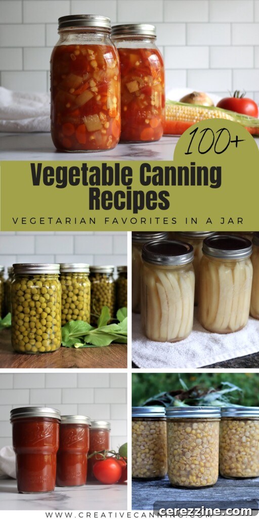 100+ Vegetable Canning Recipes and Go-To Vegetarian Jar Meals 6 Vegetarian Canning Recipes