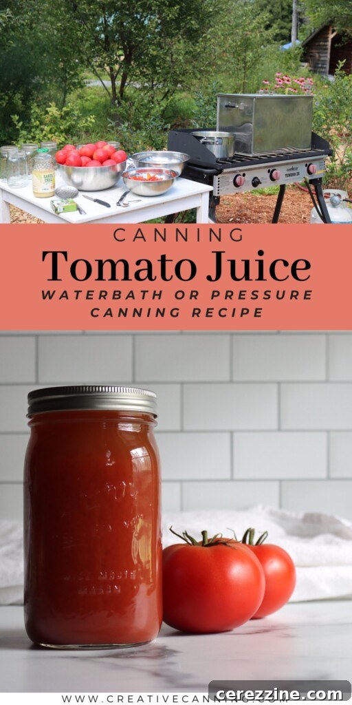 Canning Tomato Juice
