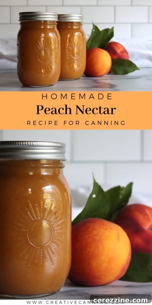 Peach Nectar Canning Recipe