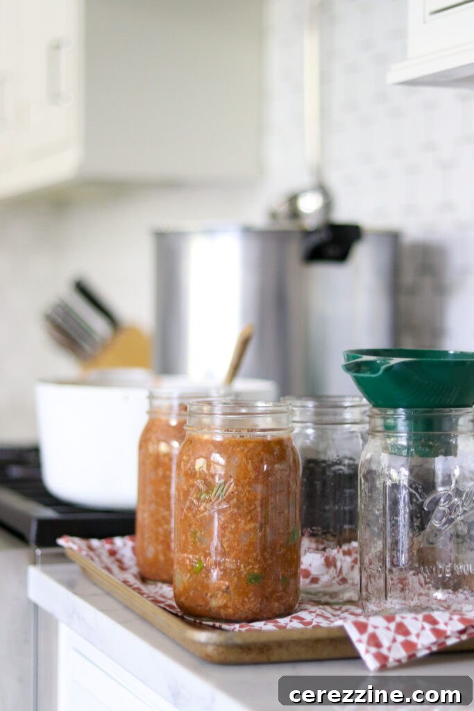 Canning Siphoning: Causes of Liquid Loss 6 Pressure Canning Sloppy Joe Filling with Ground Beef