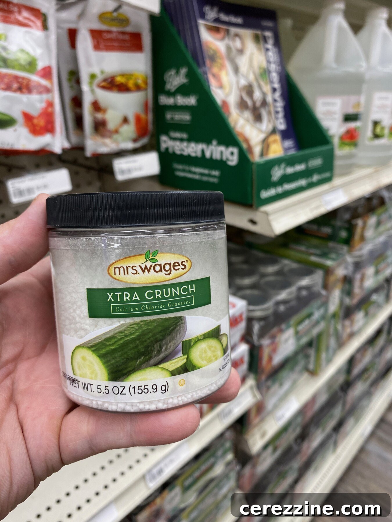Zesty Dill Pickled Green Tomatoes 5 Calcium Chloride, Known as Pickle Crisp or Xtra Crunch
