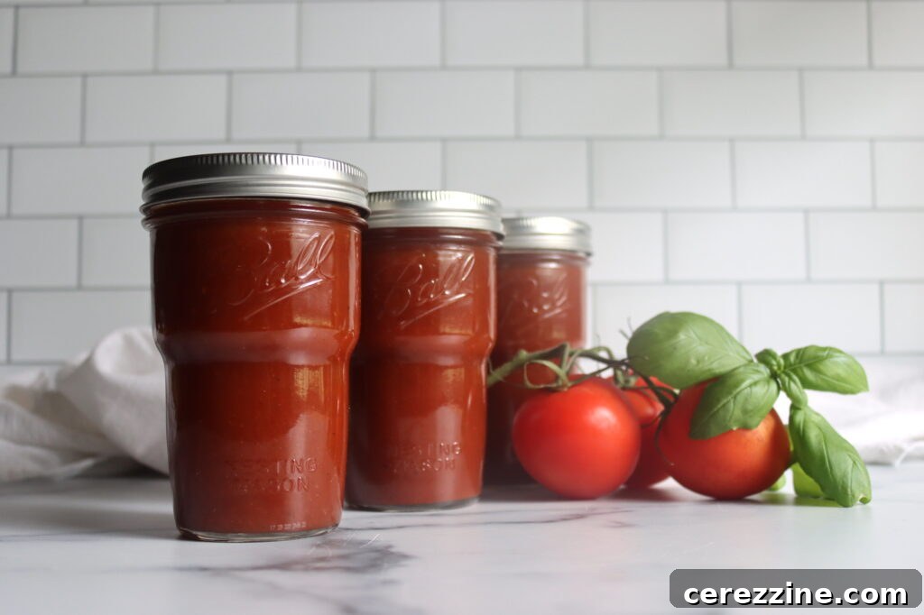 Pantry Perfect: Over 20 Vegetarian Soup Canning Creations 8 Tomato Basil Soup