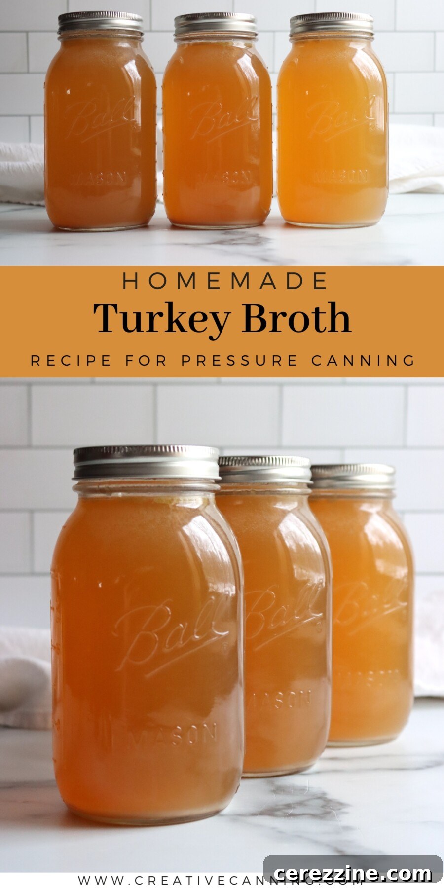 Turkey Broth Pressure Canning Recipe