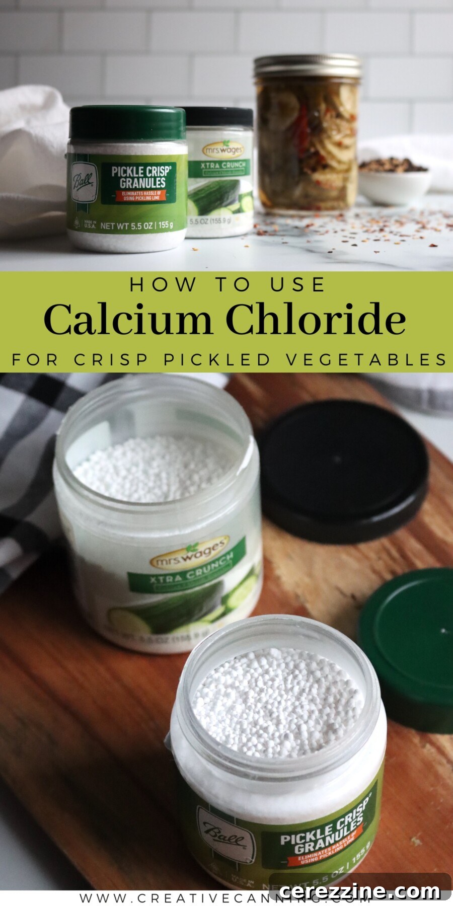 Home Canning Perfection The Calcium Chloride Crunch 9 How to Use Calcium Chloride for crisp canning
