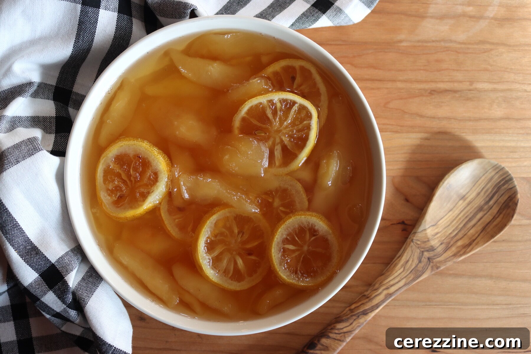 Making Pear Preserves