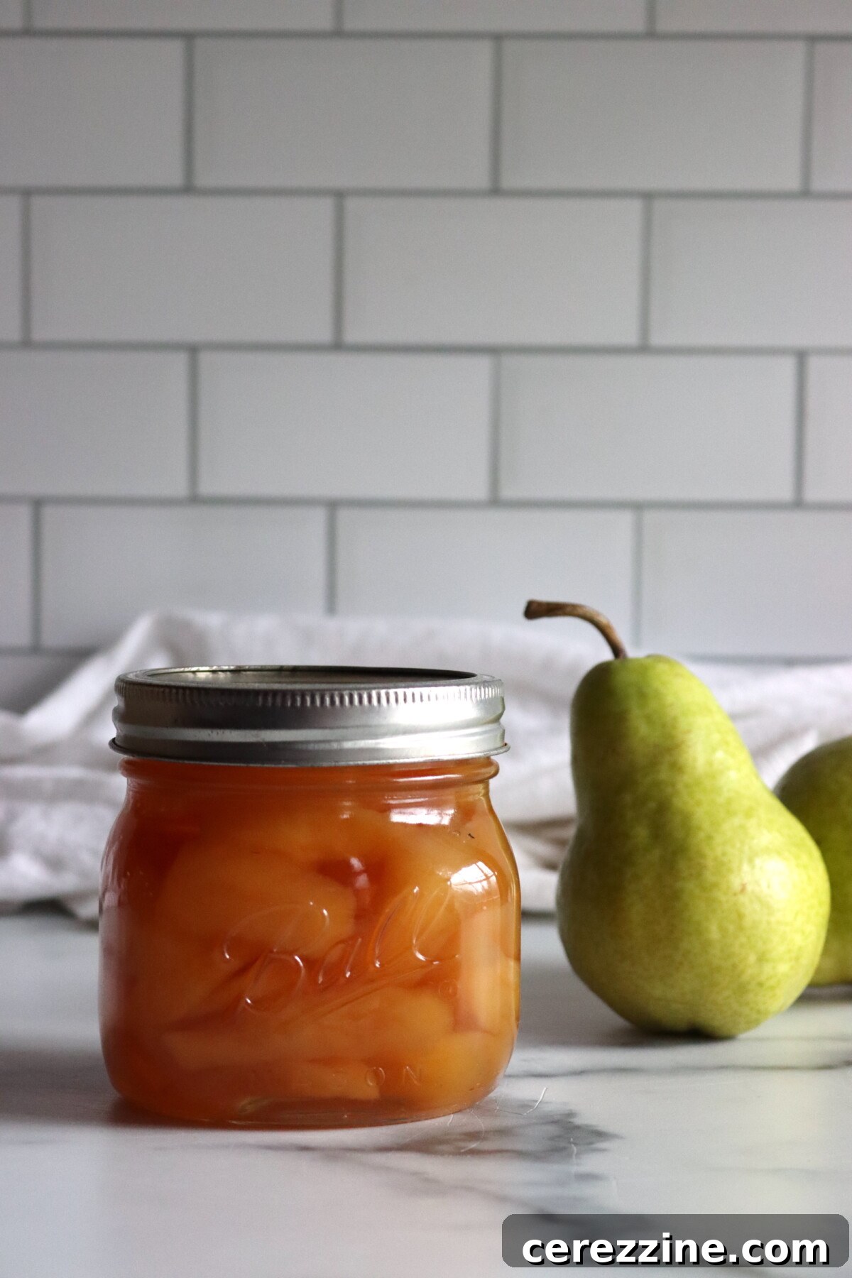 Home Canned Pear Preserves