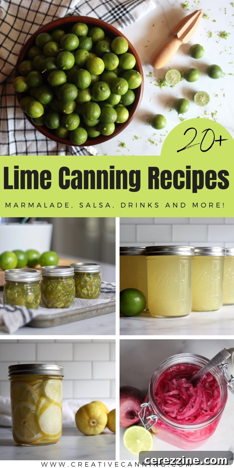 Brighten Your Pantry: 20 Lime Canning Ideas 12 Variety of Lime Canning Recipes