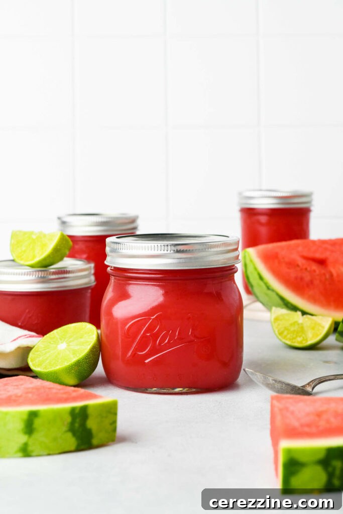 Brighten Your Pantry: 20 Lime Canning Ideas 7 Canning Fresh Watermelon Jelly