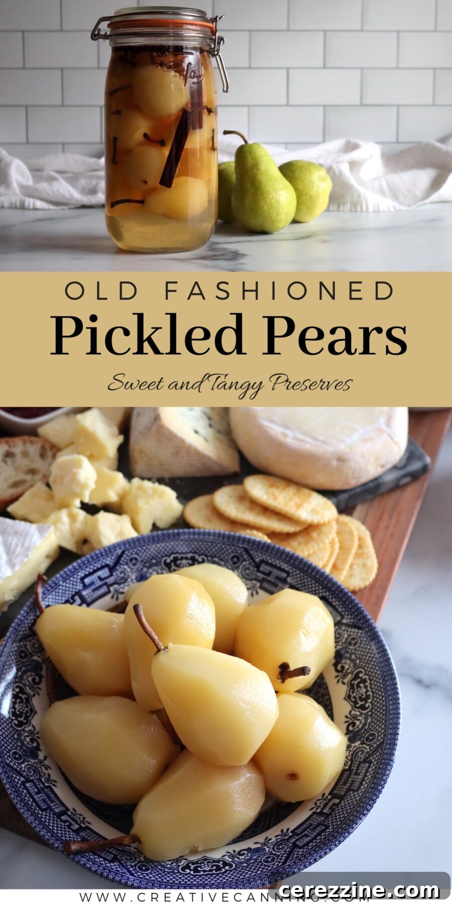 Orchard's Tangy Treasure 11 Old Fashioned Pickled Pears Recipe