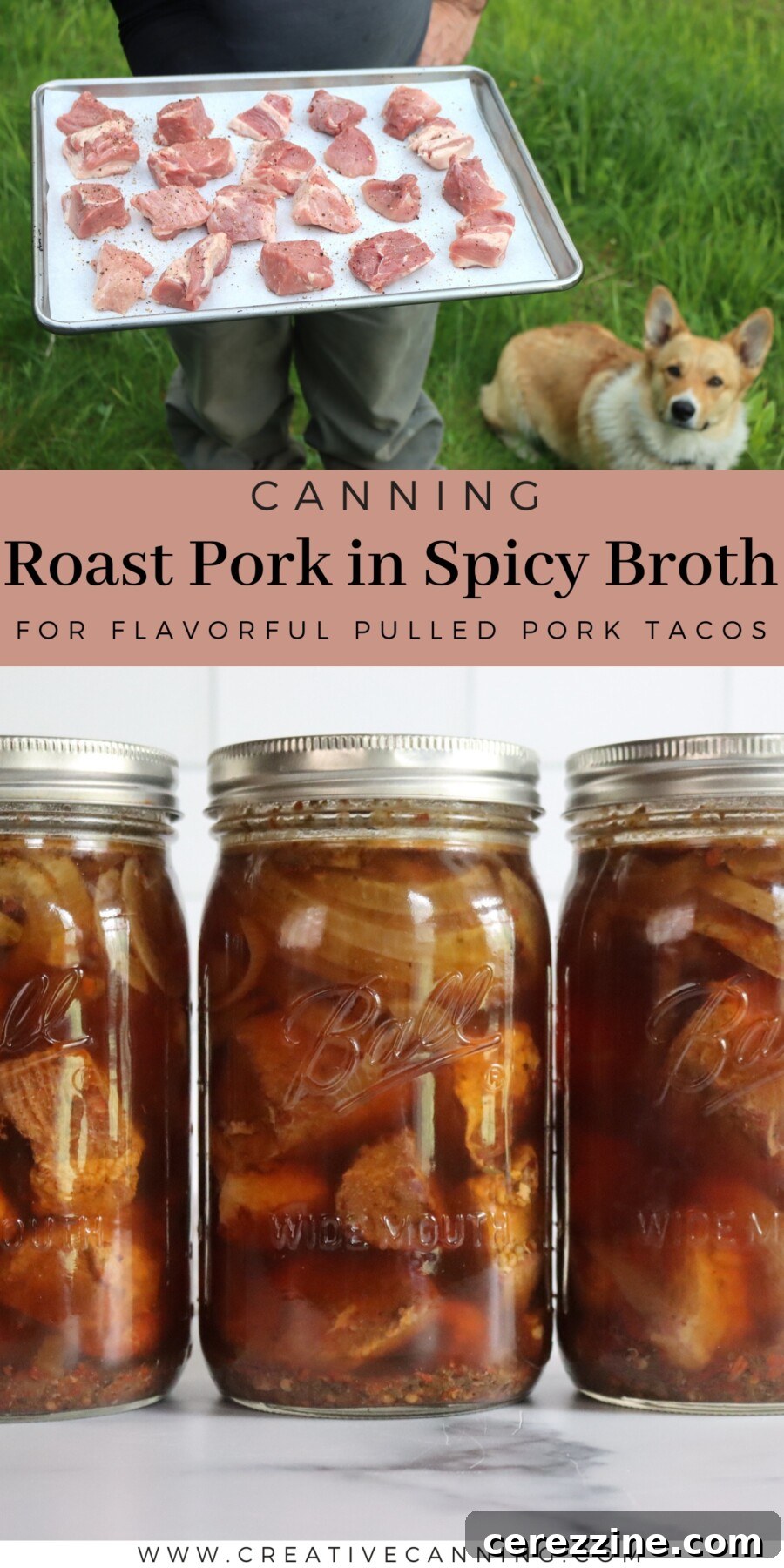 Canning Roast Pork in Spicy Broth Recipe