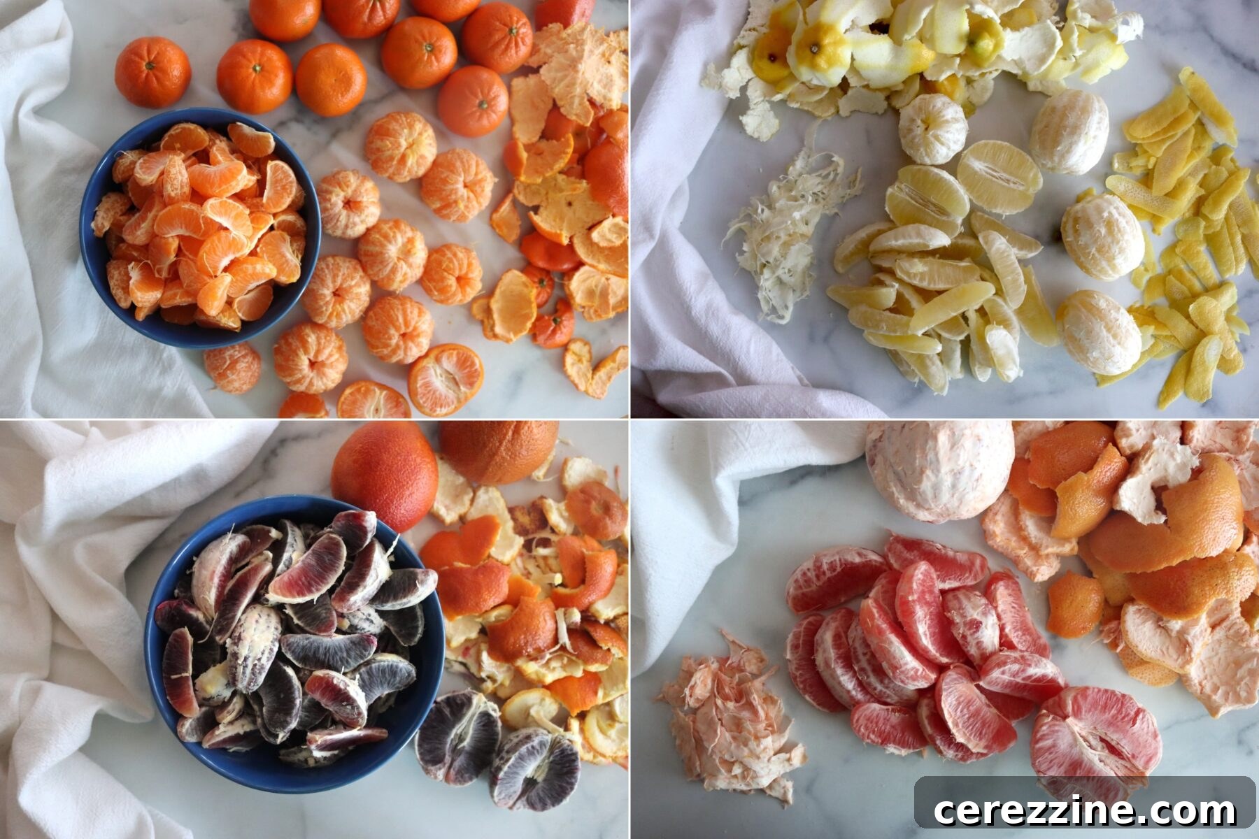 Preparing Citrus Sections