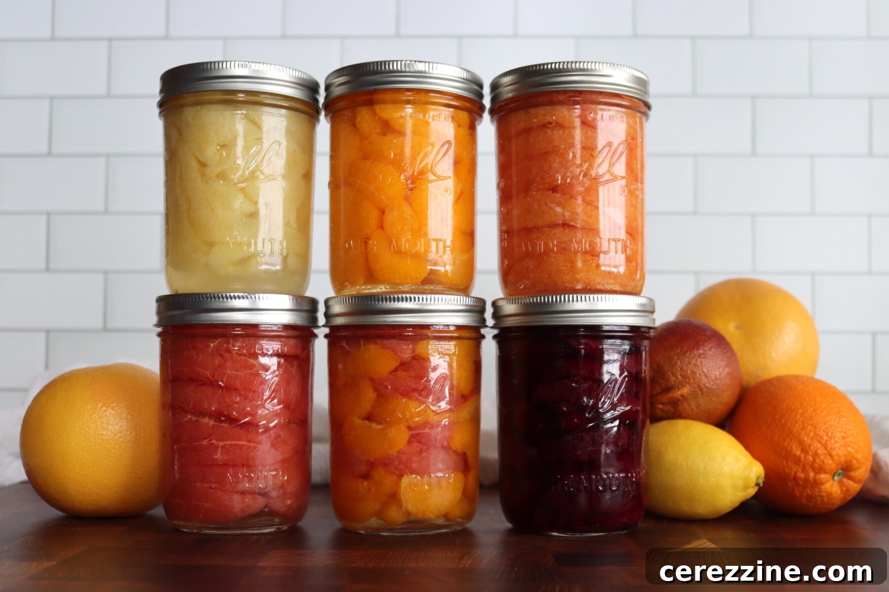 Canned Citrus Jars