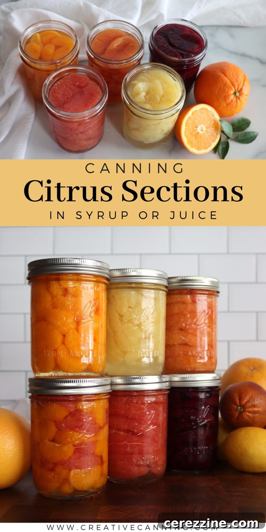 Finished Canned Citrus