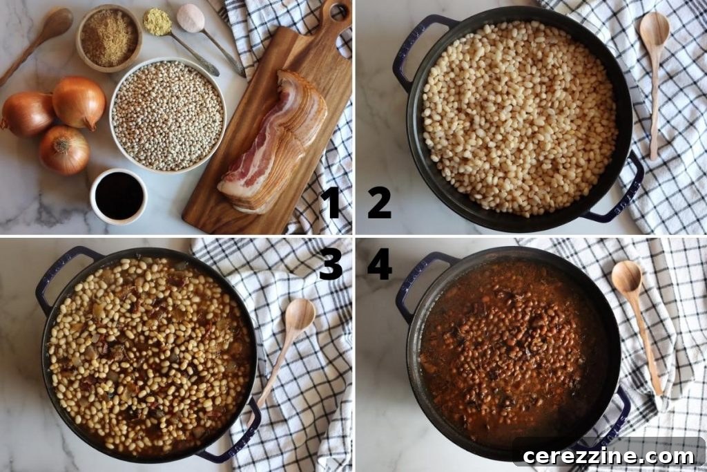 Making Baked Beans for Canning