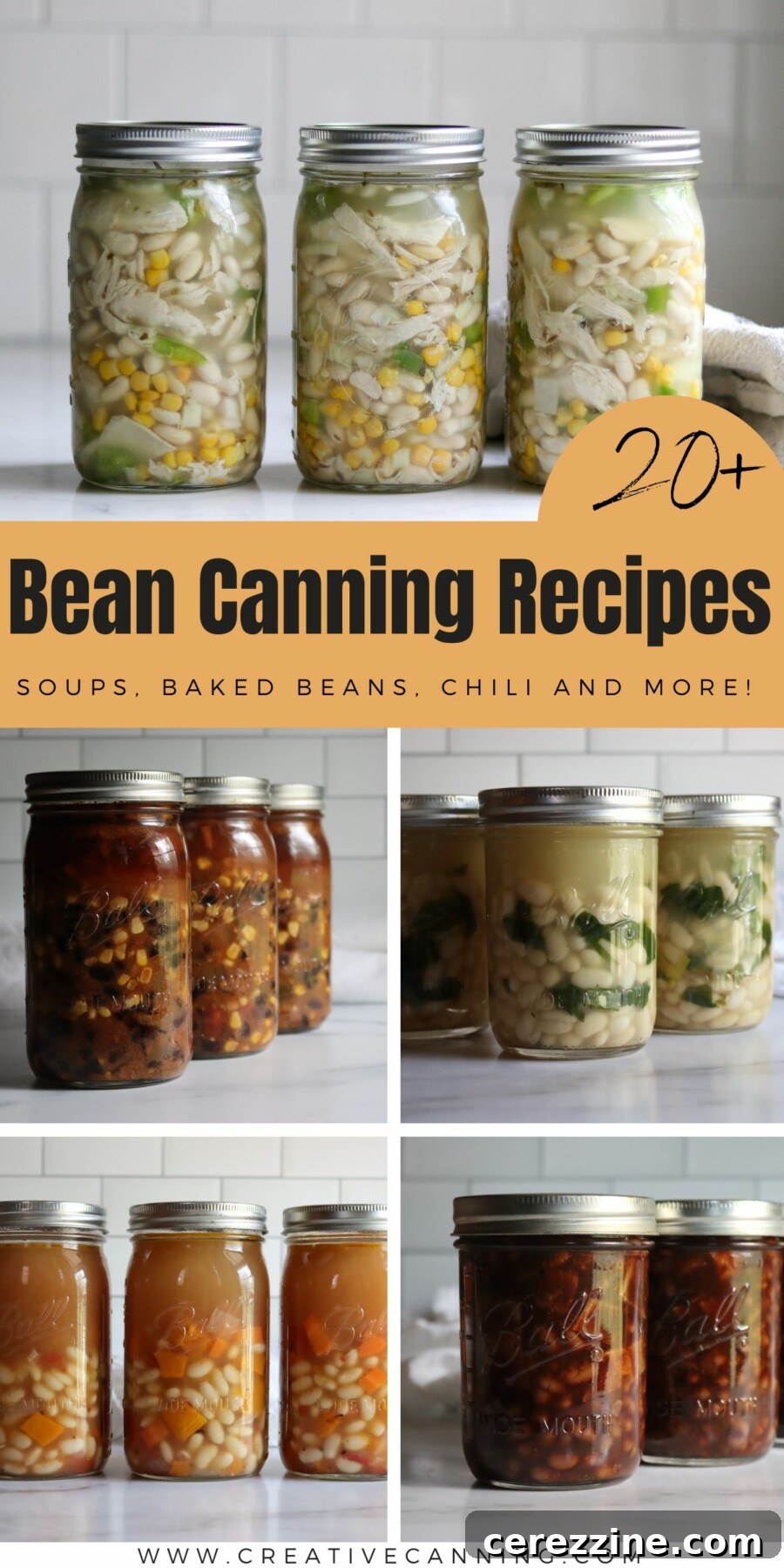 Bean Canning Mastery: Recipes for Every Meal and Beyond 10 Bean Canning Recipes