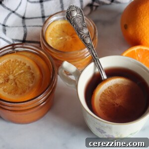 Orange Slices in Honey Syrup