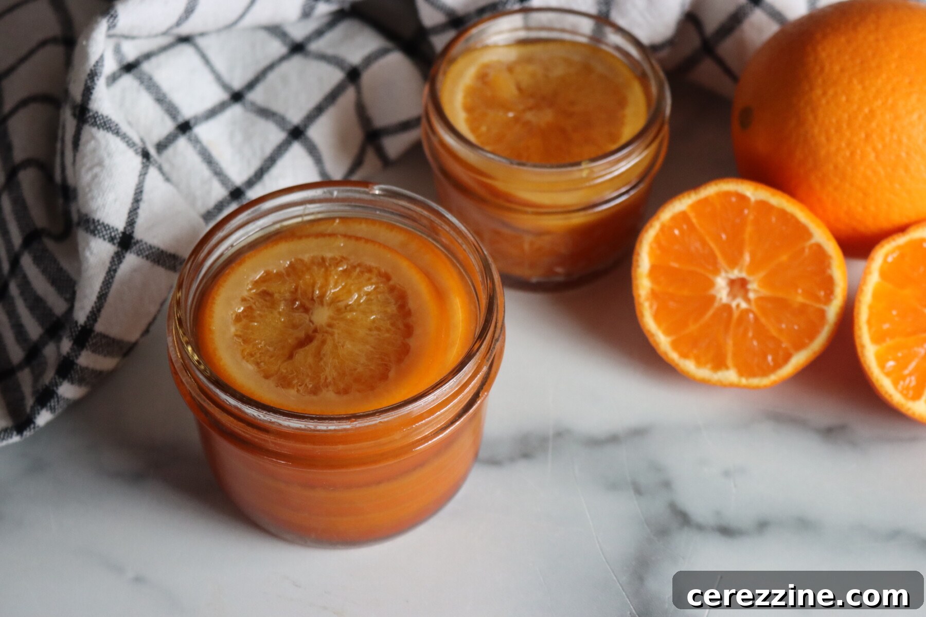 Orange Slices in Honey Syrup